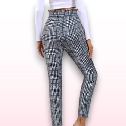 Checked Belted Trousers - XXL - Image 2