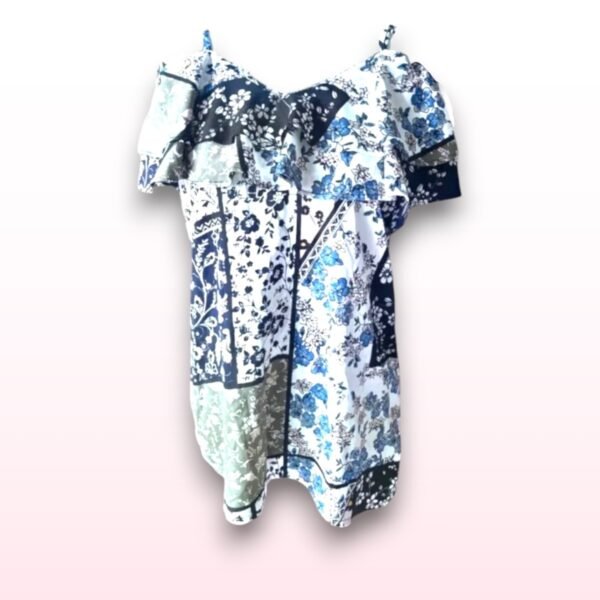 Floral Cold Shoulder Top - UK 10