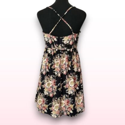 Floral Strappy Mini Dress – UK Medium - Image 2