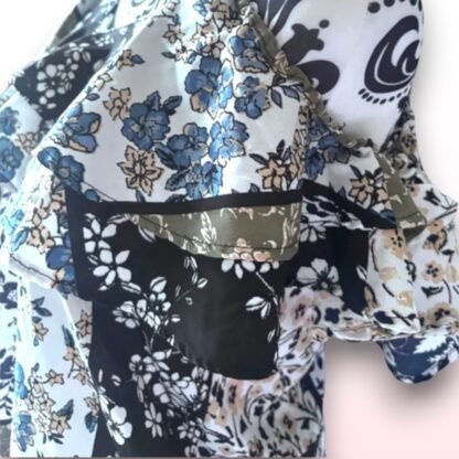 Floral Cold Shoulder Top - UK 10 - Image 2