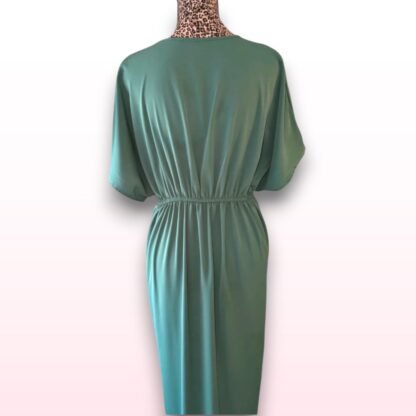 Green Wrap Maxi Dress - Size M - Image 2