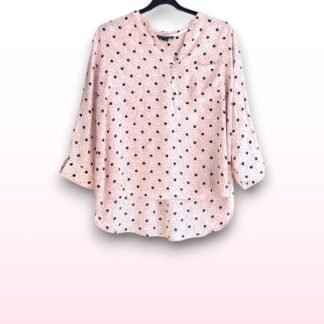 Light Pink Polka Dot Blouse – Size 20