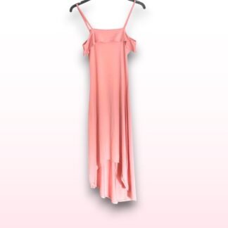 Pink Hi-Lo Bodycon Midi Dress – Size Small