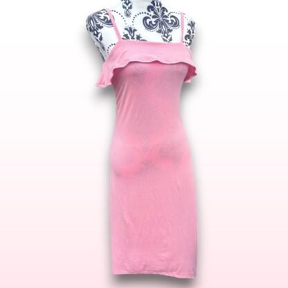 Pink Midi Bodycon Dress - Size S - Image 2