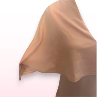 Plus Size Pink V-Neck Cape Dress - Image 2
