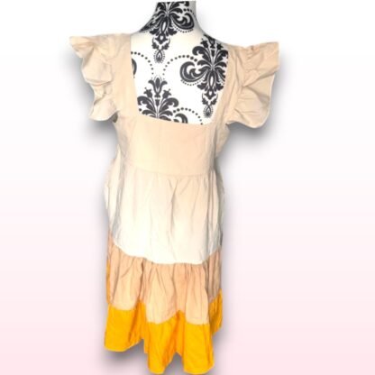 Ruffle Summer Dress with Pockets - Size M - Image 4