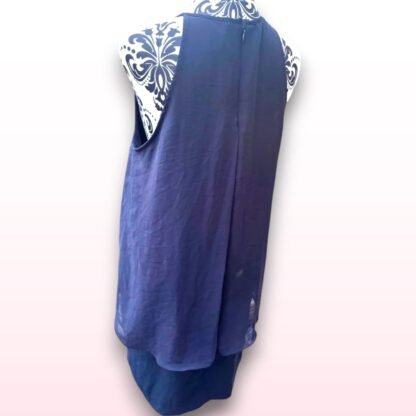Sheer Layered Slip Dress - UK 12 - Image 2