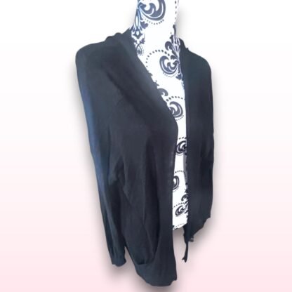 Thin Black Summer Cardigan - UK 14
