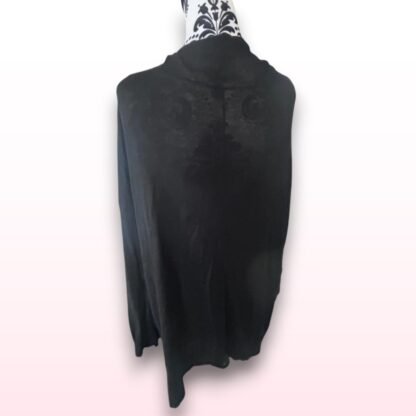 Thin Black Summer Cardigan - UK 14 - Image 2