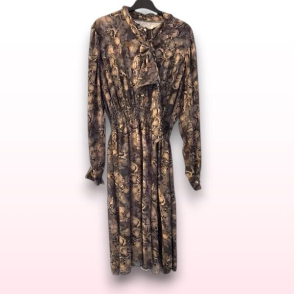 Vintage Style Button Up Dress - One Size