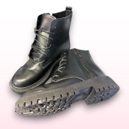 Black Motorcycle Boots