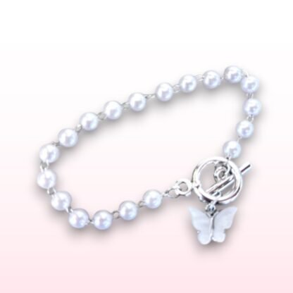 Butterfly Pearl Bracelet