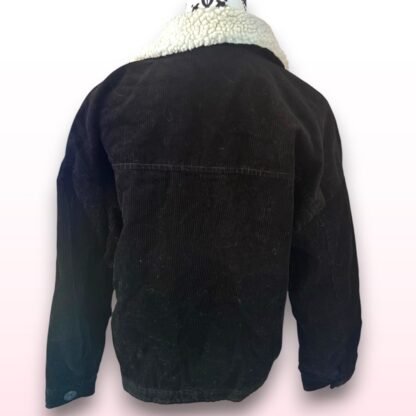 Corduroy Button Up Coat - UK 10 - Image 3