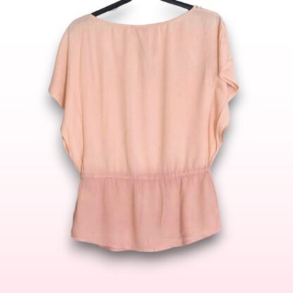 Embroidered Two-Tone Peplum Top – UK 12 - Image 2