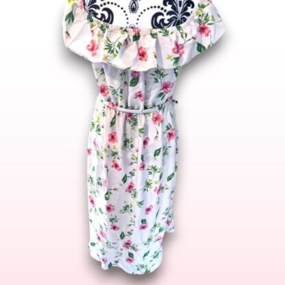 Floral Off Shoulder Wrap Dress - UK 12 - Image 2