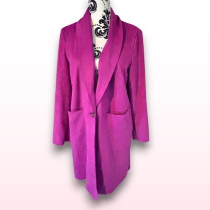 Fuchsia Pink 3/4 Jacket - UK 10