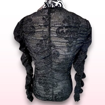 Glittery Ruche Top - Size L - Image 2