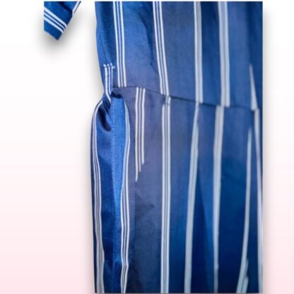 Petite Navy and White Stripe Jumpsuit - UK 12 - Image 4