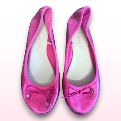 Pink Glitter Ballet Pumps - UK 4