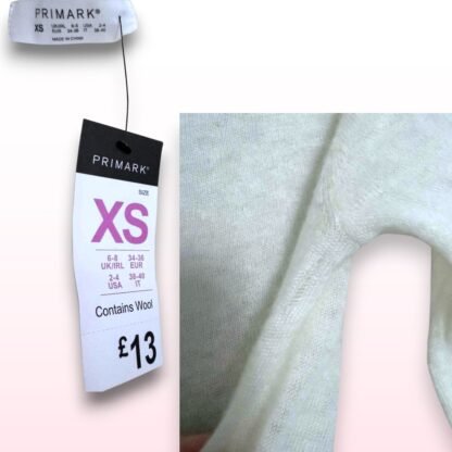 Soft Wool-Blend Lightweight Jumper – Size XS - Image 4