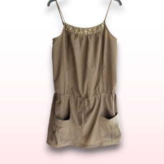 Studded Strappy Dress with Pockets – Size 16