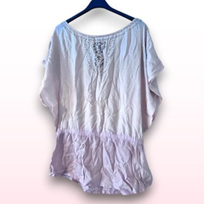Two Tone Embroidered T-Shirt - UK 12