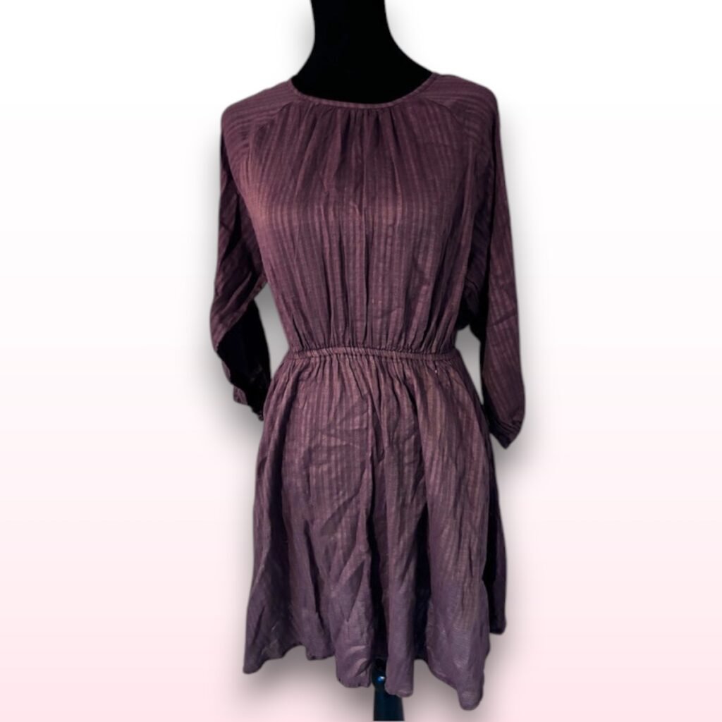 Chocolate Tie Back Dress Primark - Size S