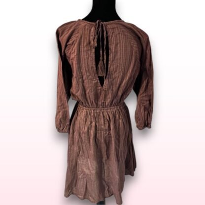 Chocolate Tie Back Dress Primark - Size S - Image 2