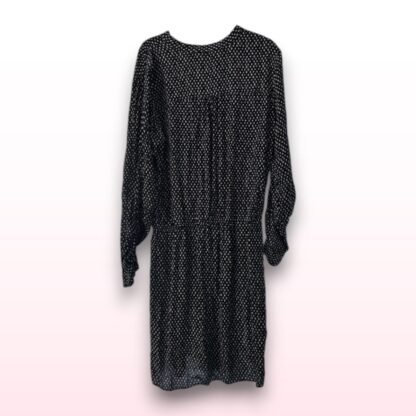 Black Patterned Dress F&F - Size 20 - Image 2