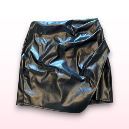Faux Wrap Style Mini Skirt  - Size M - Image 2