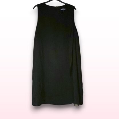 H&M Floaty Black Sleeveless Dress - Size L
