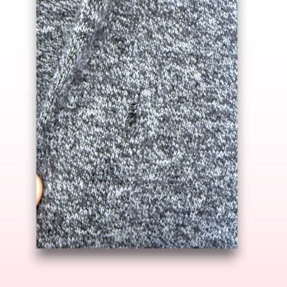 Mens Grey V-Neck Jumper – Size Large - Image 4