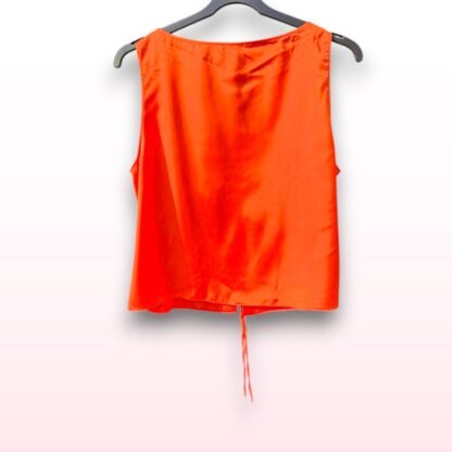 Satin Sleeveless Ruched Blouse – Size 20 - Image 2