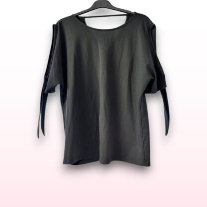 Cold Shoulder Tie Up Blouse - UK 12 - Image 2