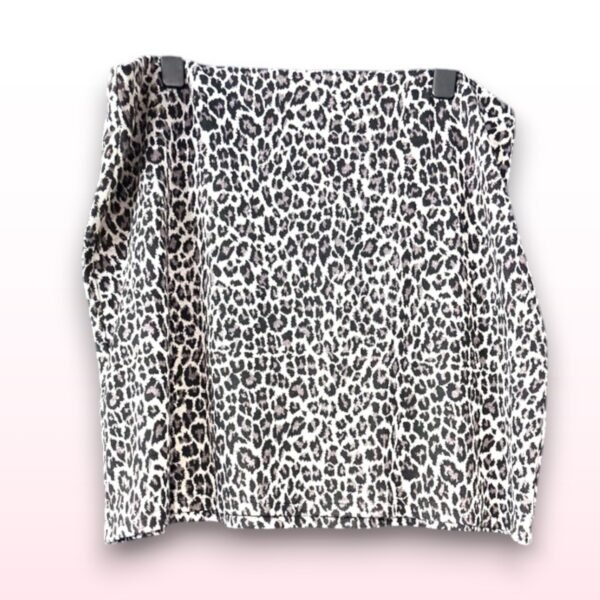 Leopard Print Mini Skirt - UK 22 - Image 2