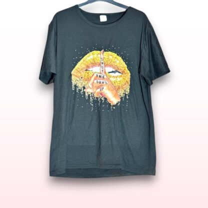 Lips Quote T-Shirt - Size M