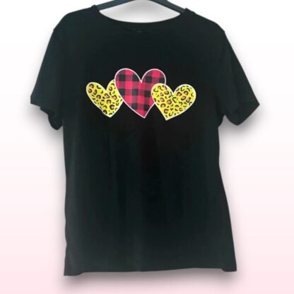 Loveheart Print T-shirt - Size S - Image 2