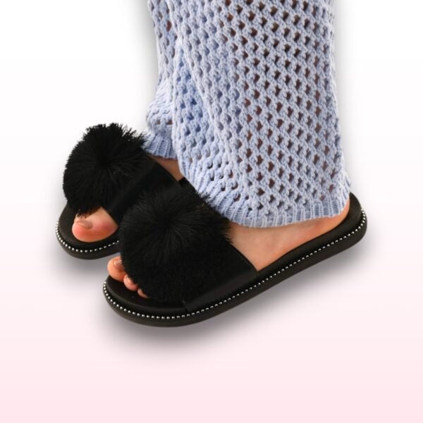 Pom Pom Strap Sliders - Various Colours/Sizes