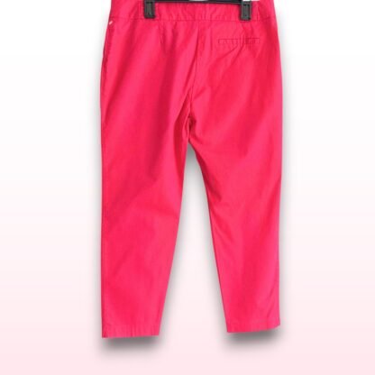 Red Slim Fit Ankle Grazer Trousers – Petite UK 16 - Image 2