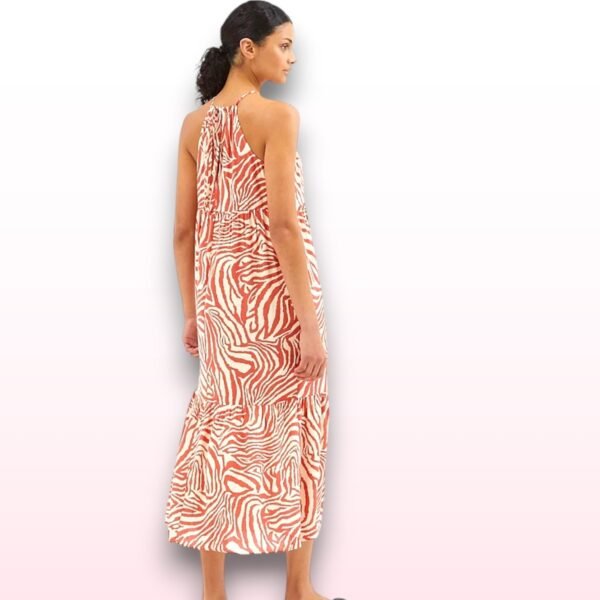 Zebra Print Strappy Midi Sundress - UK 22 - Image 2