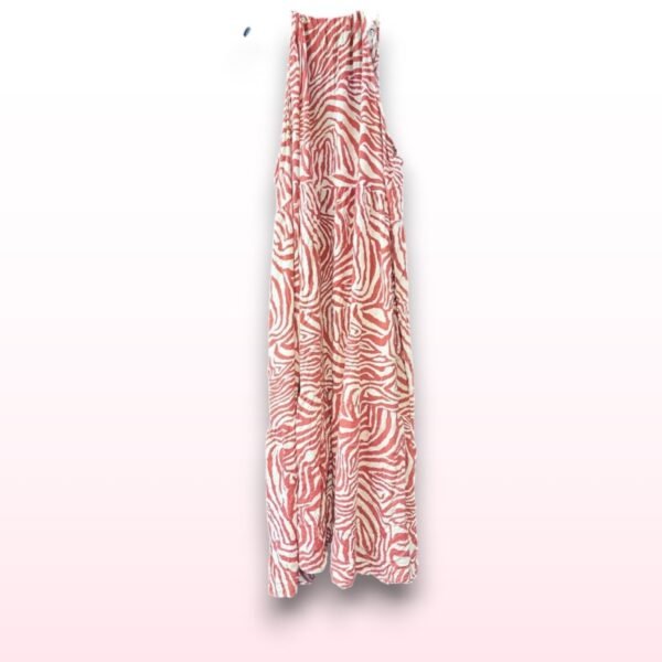 Zebra Print Strappy Midi Sundress - UK 22 - Image 3