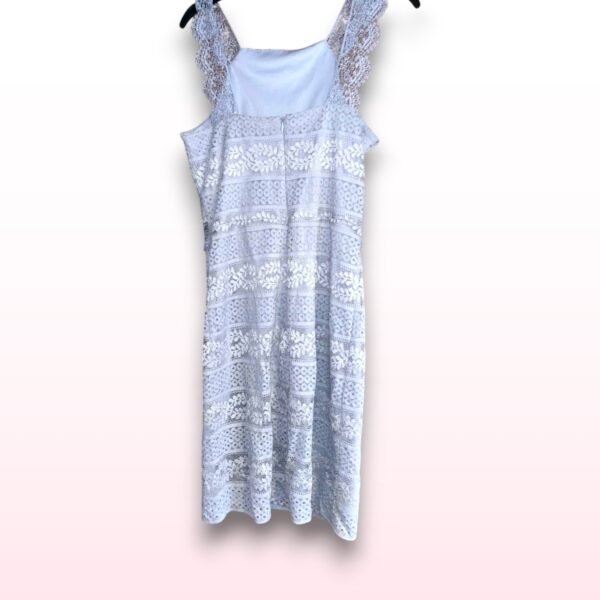 Baby Blue Lace Dress - UK 10 - Image 2