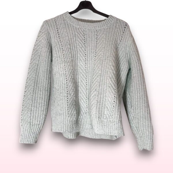Baby Blue Sequin Jumper - Size L