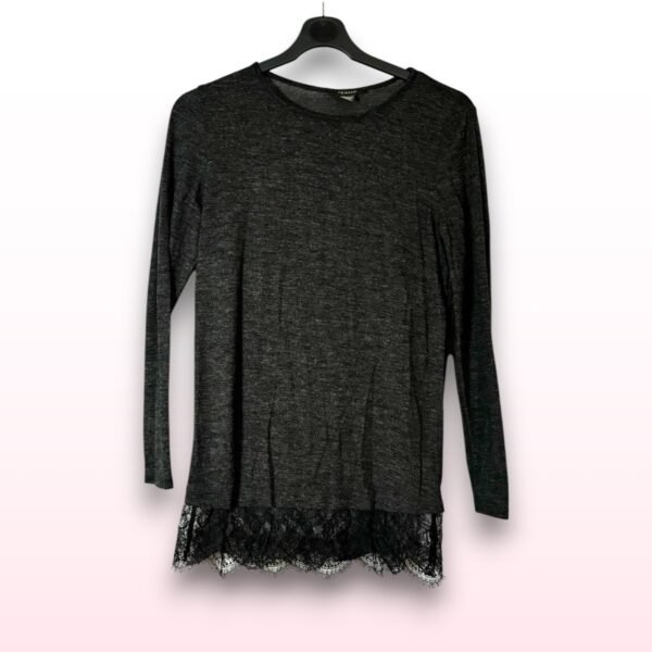 Faux 2-in-1 Long Top - UK 10/12