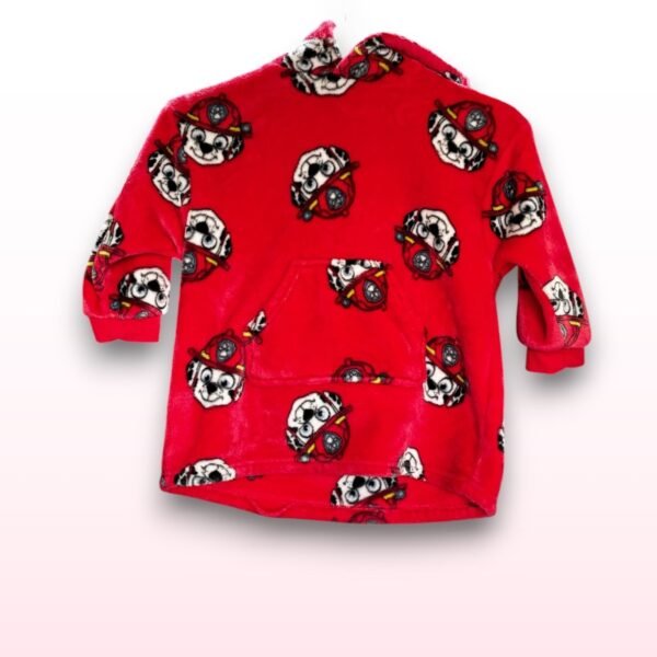 Red Paw Patrol Marshall Hooded Blanket - Age 3-6