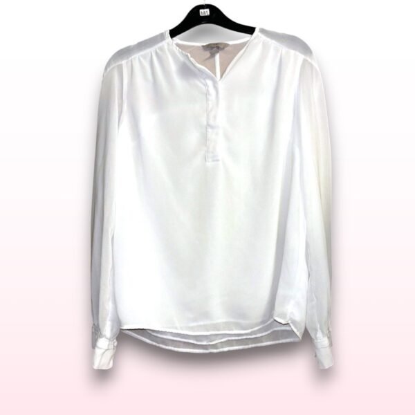 White Sheer H&M Blouse - Size S