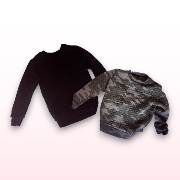 2-Piece Boys Quilted Jumper Bundle – Age 5–6