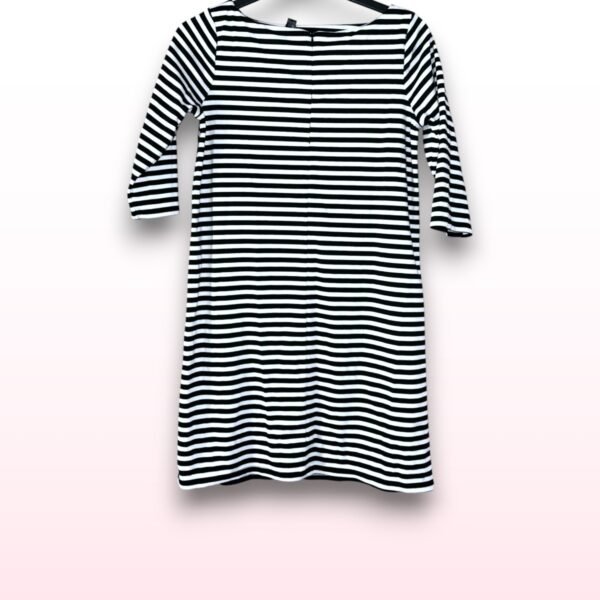 Black & White Striped Dress – Size S - Image 2