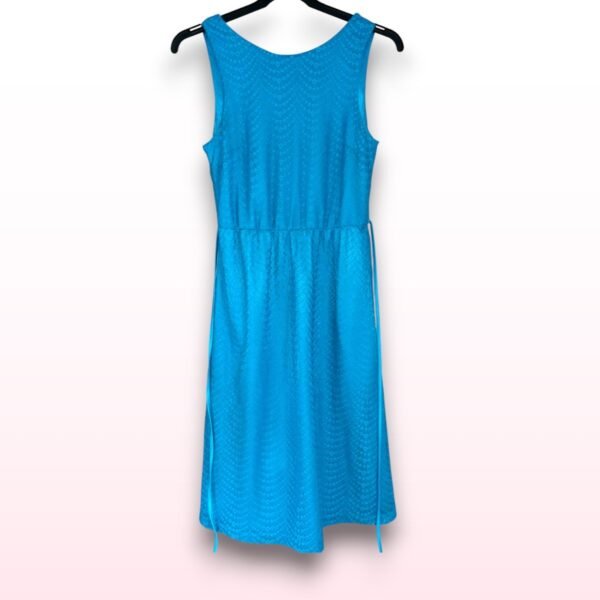 Blue Crochet Lace Sleeveless Dress – Size 10