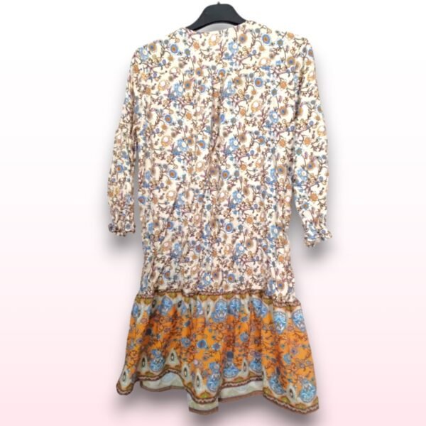 Boho Style Floral Midi Festival Dress – Size Small - Image 3